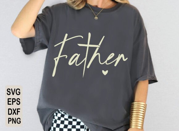 Christian Father SVG: Graphics for T-Shirt Designs