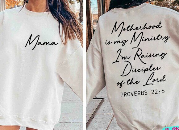 Christian Mama SVG Graphics for T-Shirt Designs