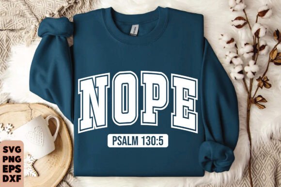 Christian Nope SVG Graphics for T-Shirt Designs
