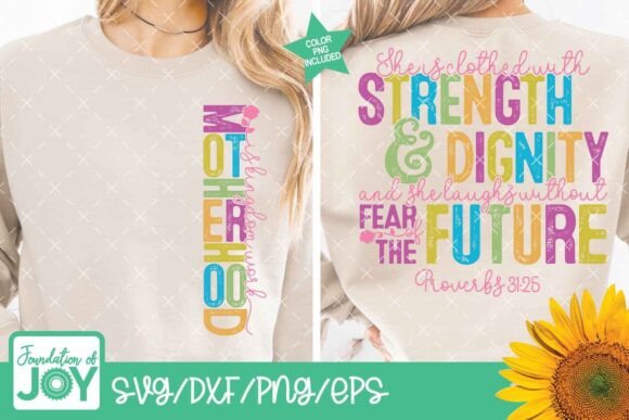 Motherhood is Kingdomwork: Christian Mom Graphics & Tees