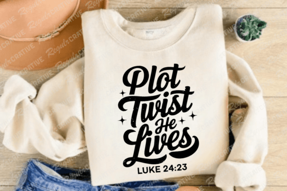 Plot Twist He Lives SVG: Graphics for T-Shirt Designs