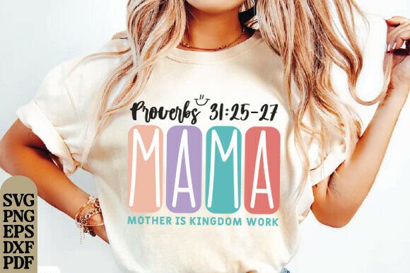 Retro Checkered Mama Graphics for T-Shirt Designs